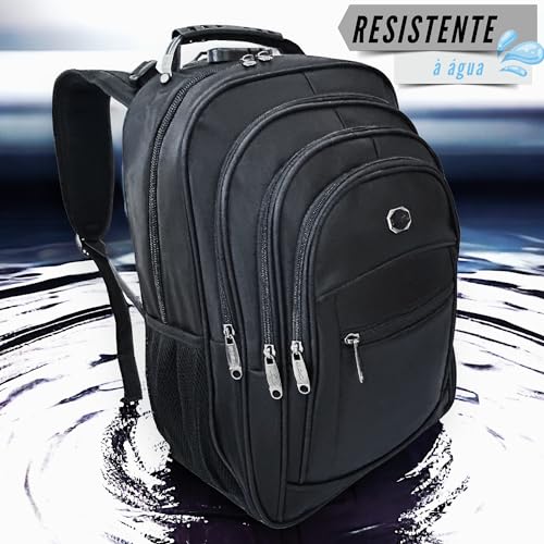 Mochila Grande Reforçada Impermeável Para Notebook Antifurto Bolsa Executiva Masculina Feminina Trab