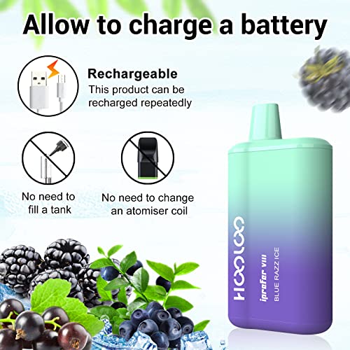 HOOLOO-Disposable-Vape-Pen-E-Cigarette-Starter-Kit-Prefilled-Vape-Juice-No-Nicotine