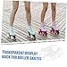 BESPORTBLE 2pcs Acrylic Inline Roller Skates Display Stand Skate Shoe Carrier Rack for Storage and Organization Roller Accessories for Home and Travel