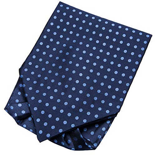 Image of Dubulle Paisley Floral Ascot for Men Self Tie Mens Cravat and Pocket Square Cufflinks Wedding