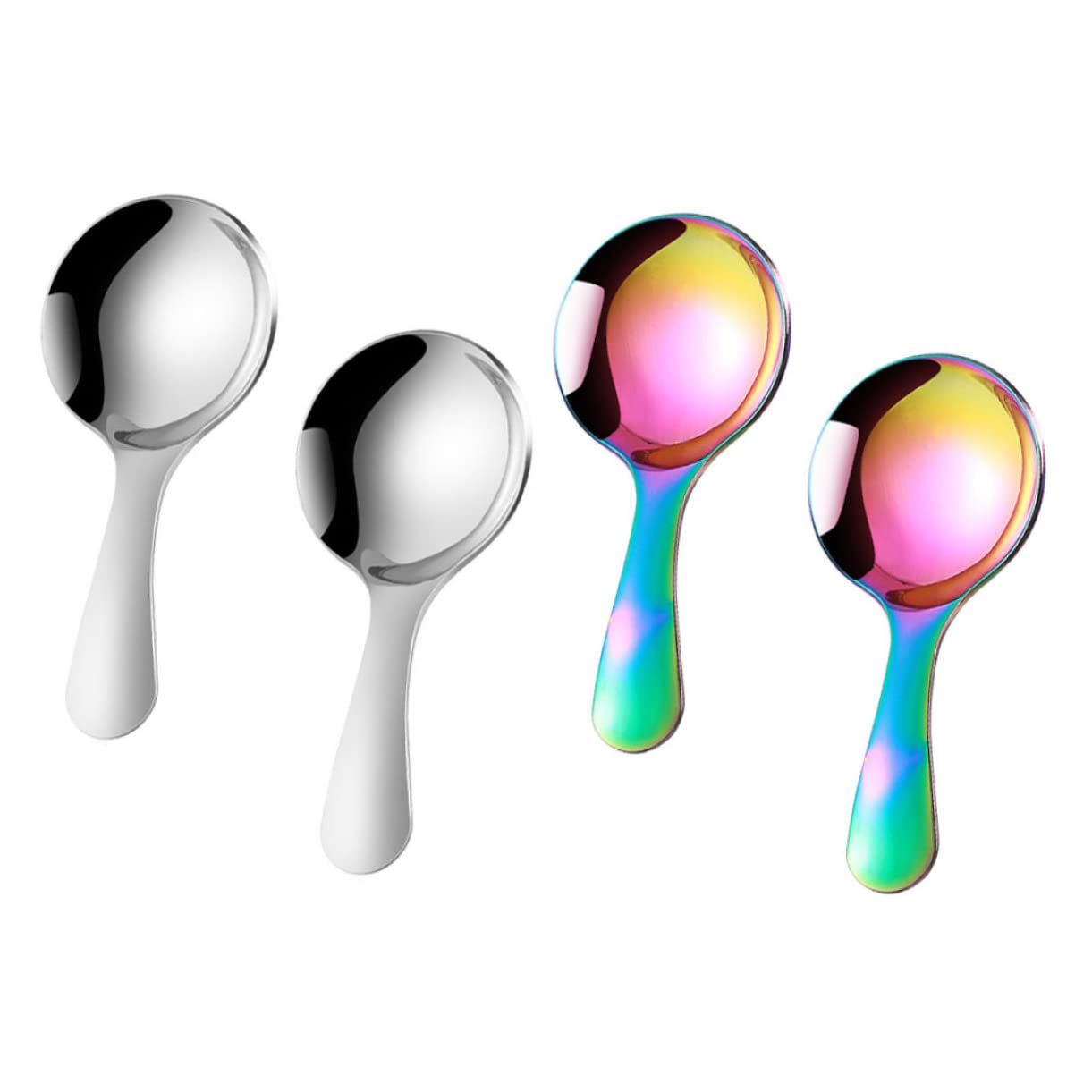 Cabilock Rice Spoon for Boys and Girls Stainless Steel Polished for Family Meals