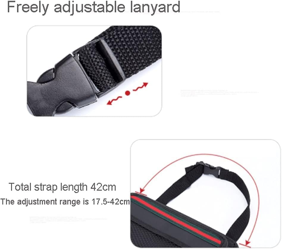 Car Trash Can with Lid β Waterproof Hanging Garbage Bin with Adjustable Strap β Compact Car Organizer with Front Mesh Pocket β Leakproof and Easy to Clean (Black) - Image 5