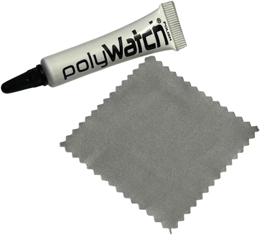 New Polywatch Plastic Crystal Glass Polish & Scratch Remover Repair Tool Set with Cloth