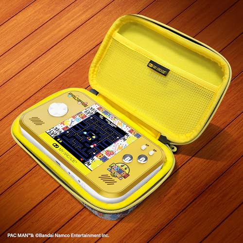 Image of My Arcade Pac-Man Pocket Player Max: Pac-Man Retro Gaming, Rechargeable Battery, 4 Classic Games in 1, Arcade Game