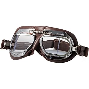 Amazon.co.jp: [Halcyon] Mk49 ハルシオン クラシック バイクゴーグル