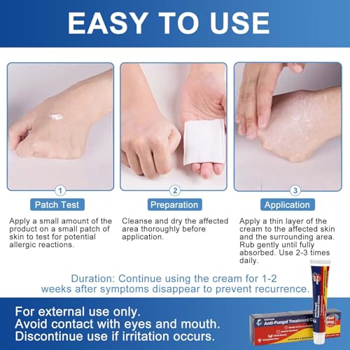 Herbal Antifungal Cream: Treatment for Ringworm, Jock Itch, Athlete's Foot & Fungal Skin Infections – Natural, Fast-Acting Formula for Adults and Kids, 20g (1 Pack) - Image 5