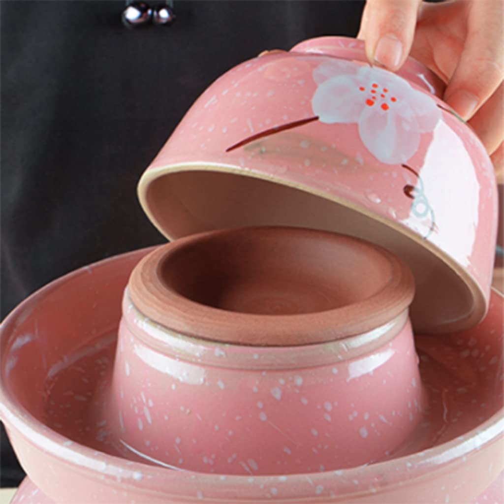 Barattoli for sottaceti in ceramica sani con coperchio a chiusura ermetica Barattoli for la fermentazione del contenitore for alimenti, for tavolo da pranzo Kimchi crauti sottaceti Verdure fermentate,