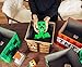 Minecraft 10-Inch Storage Set of 4 Bins | Includes Creeper, TNT, Grass, Crafting Table | Fabric Basket Container, Cubby Closet Organizer, Home Decor for Playroom | Video Game Gifts And Collectibles