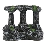 Decoraciones de acuario - Tanques Artesanía Griego Columna Romana Hábitat, Artificial Columna Romana Grecia Templo Ruina Acuario Decoración Romana Edificio Ornamentos Fish Tank Piedra Decoración