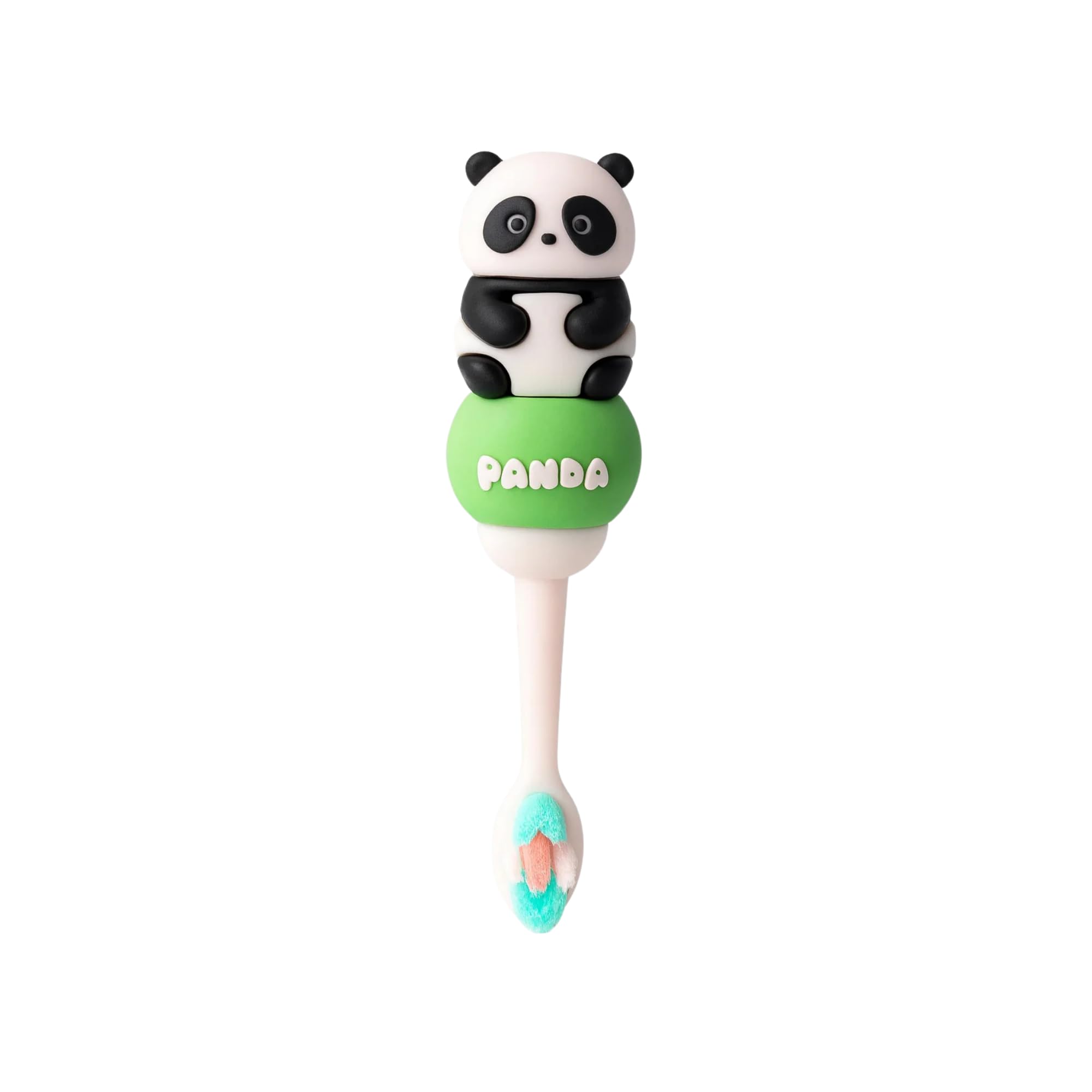 Nestlooms Kids Toothbrush cartoon shape, Toddler ultrasoft toothbrush, Extra Microfiber super soft Bristles Toothbrush for 1-7 Years old Children, Boys and Girls, Manual Toothbrush For Kids, Non-Slip Comfortable Handle (Cute Panda)-image-36