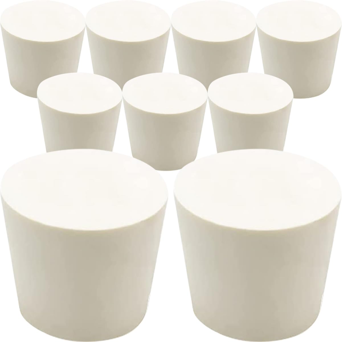 STOBAZA 9pcs Fermented Rubber Plugs Versatile for Daily Use Jar Wide Mouth Stoppers Replaceable Wine Bottle Seals