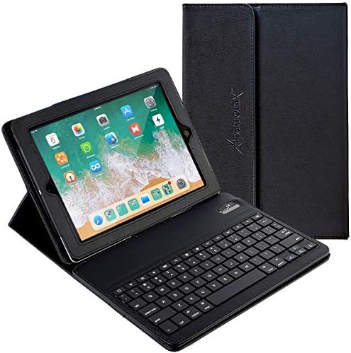 Alpatronix iPad Mini Case with Keyboard KX101 Leather iPad Cover w/Removable Wireless Bluetooth Keyboard Compatible w/Apple iPad Mini 5 (2019) 4/3/2/1 (Not for iPad Pro or iPad Air) - Black