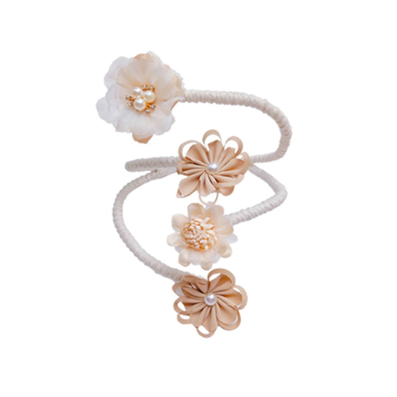 Curtain Tie Backs Curtain Tieback Rope Holder Tie Back Holdback(Khaki)
