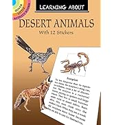 Learning About Desert Animals: With 12 Stickers (Dover Little Activity Books)