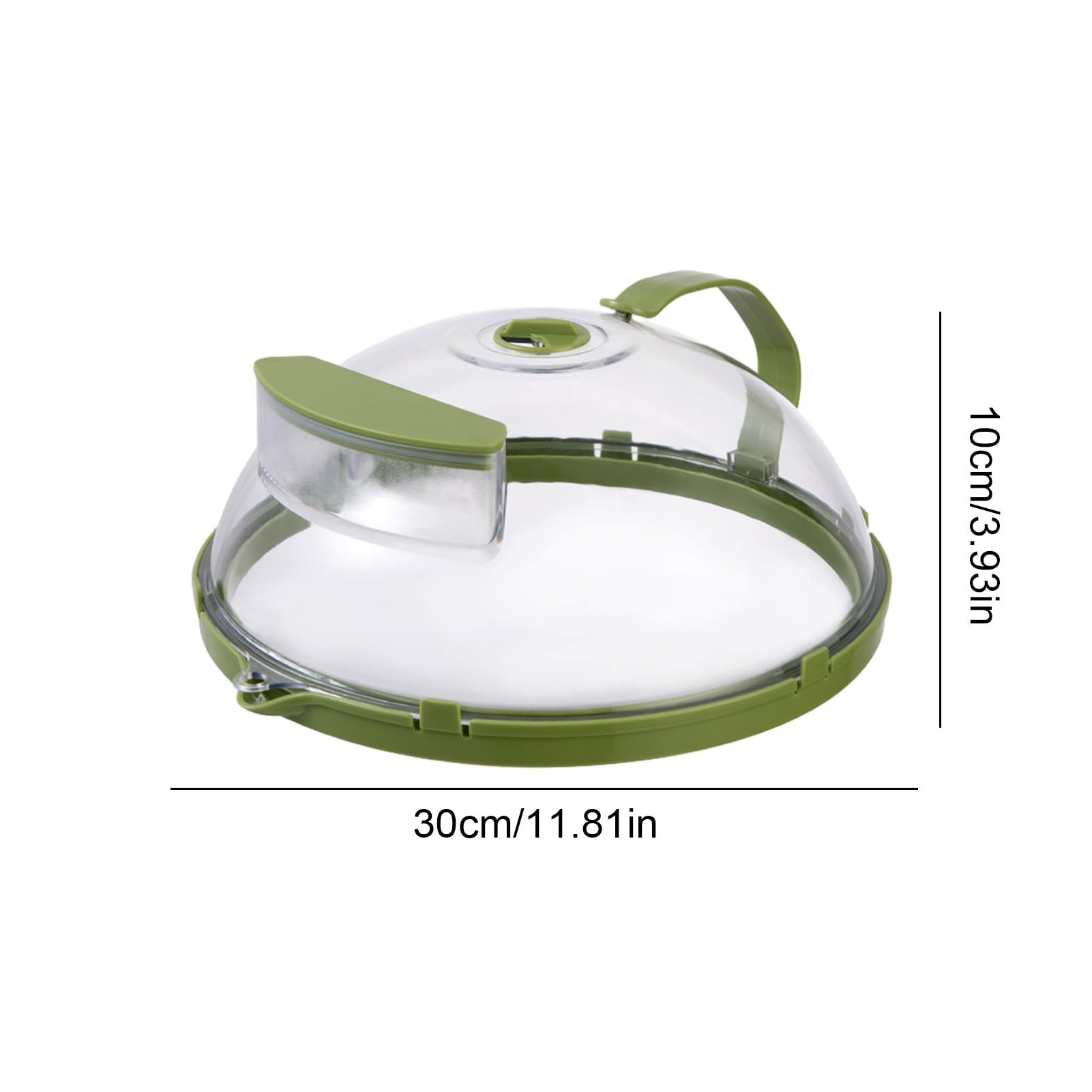 Couvercle Micro-ondes Innovant Avec Réservoir D'Eau – Chauffage Plus Rapide, Anti-Éclaboussures & Anti-Brumes, 30 Cm, Poignée Isolante