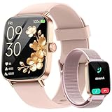 【Batterie longue durée 350 mAh et multifonction】Cette montre connectée est dotée d'une batterie de 350 mAh, d'une charge rapide de 2,5 heures, d'une autonomie de 5 à 7 jours et d'une autonomie en veille de 30 jours. Compatible avec iOS 12.0 / Android 6.0 et versions ultérieures. Votre assistant tout-en-un : suivi du cycle menstruel, exercices de respiration, prévisions météo, contrôle de la musique et de l'appareil photo, recherche sur téléphone, calculatrice et calendrier.