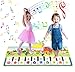KWINY Tappetino Per Pianoforte per Bambini, Tappetino da Ballo, Pianoforte Stuoia Tocco Tastiera Tappeto Giocare ,Tappetino Perfetto Regalo per Bambini Ragazzi Ragazze 100 x 36 cm