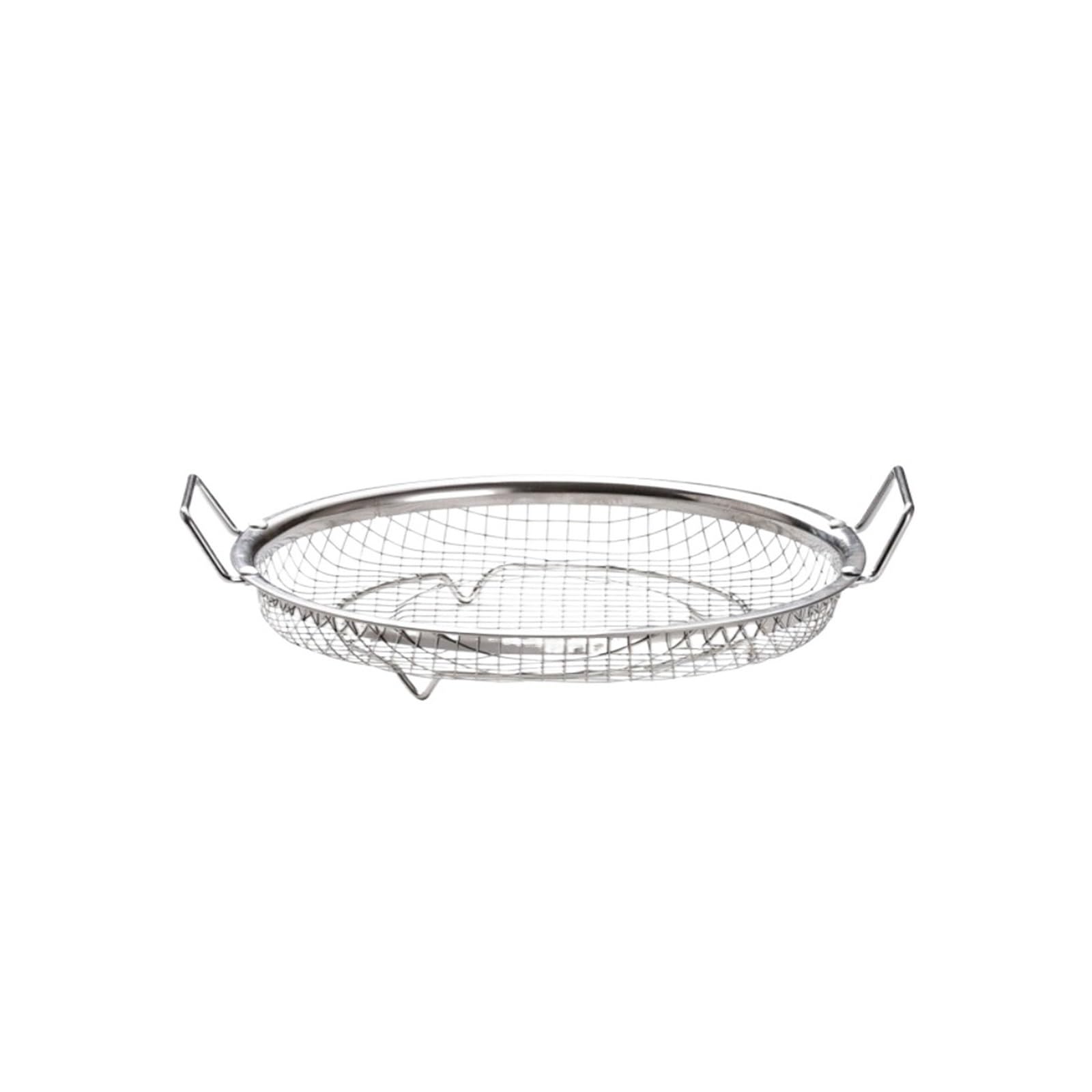 Filtro Circular de acero inoxidable, colador, cesta, fácil limpiar en la cocina del hogar, drenaje duradero, Compatible con Fryin(26CM Filter)
