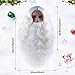 Set de Peluca y Barba de Papá Noel Pelo sintético de Papá...