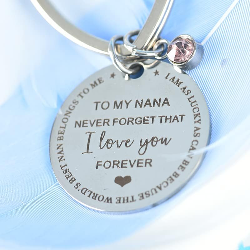 Miniatura 3 de Llavero de regalo para abuelas de nietos a niñeras, regalos de cumpleaños, día de la madre, regalo para abuela, abuela, regalo de Navidad para la