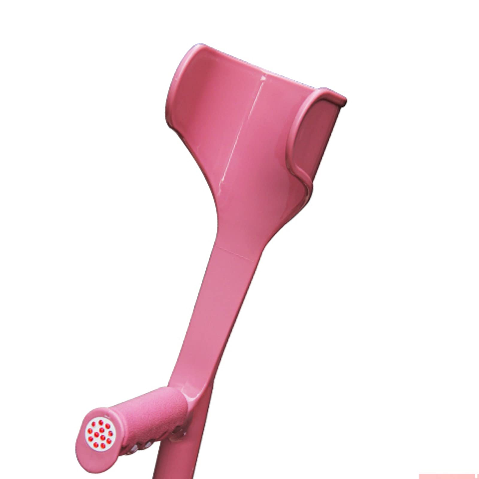 1 Paar Unterarmgehstützen Gehhilfen Faltbar Krücken Paar Mit Ellbogenstütze, 100kg Belastbar, Für Kinder, Jugendliche, Senioren (Schwarz/Rosa/Blau) (Color : Pink)