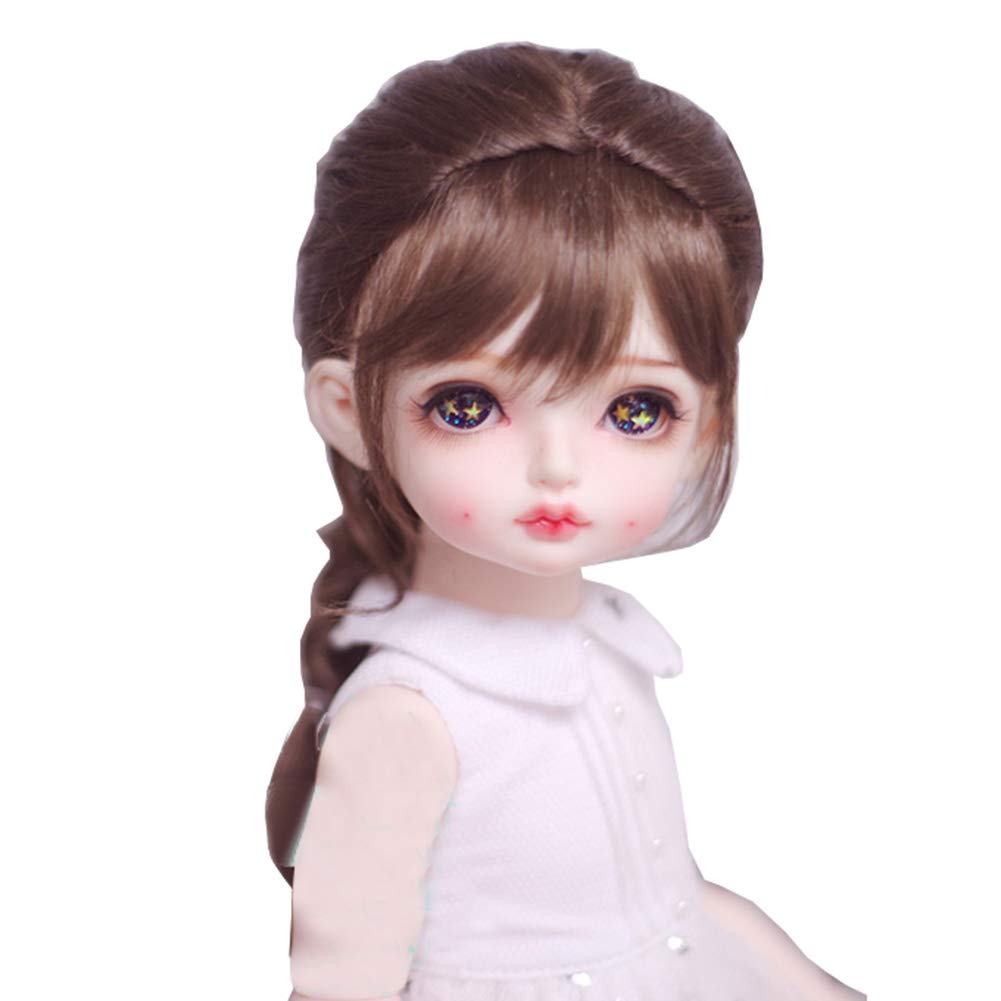 Amazon | ドール ウィッグ 髪 巻き毛 1/8 1/61/41/3 人形用 DIY