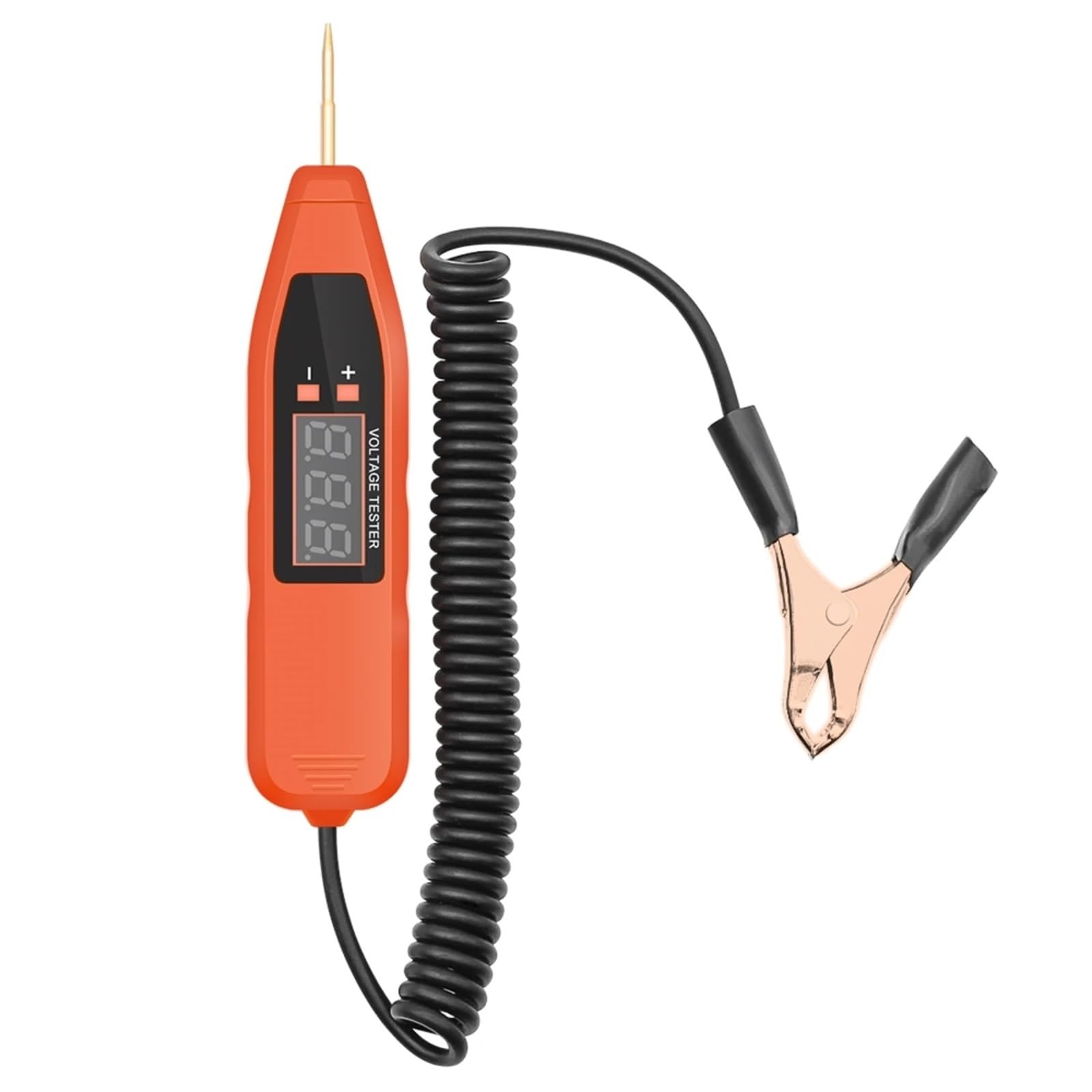 Misuratore di tensione, Penna For Test Di Tensione Del Circuito Automobilistico Da 5 V-32 V, Sonda Rilevamento Positiva E Negativa, Filo A Molla