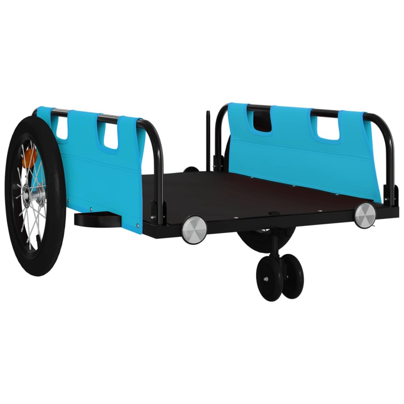 Fahrradanhänger Orange Oxford 20kg | Robustes Eisengestell, Wetterfest & Stabil, ,