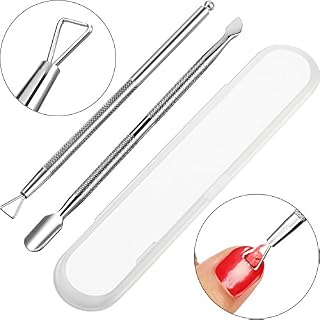 TOODOO Cuticle Peeler Scraper Remove Gel Nail Polish and Cuticle Pusher and Spoon