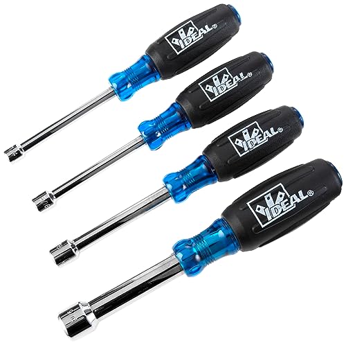 Jeu de 4 tourne-écrous 35-1296 IDEAL INDUSTRIES INC. pour accès aux zones étroites
