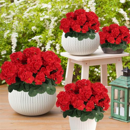 Flores artificiales para guía de carretera que no se marchitan en eventos largos 6