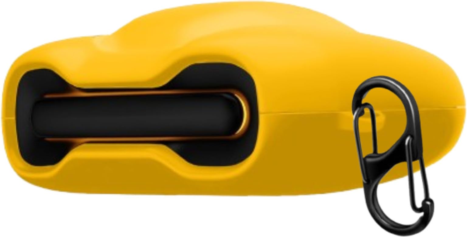 moonmart silicone case cover compatible with boult astra, ufo, mustang & goboult ember (yellow)