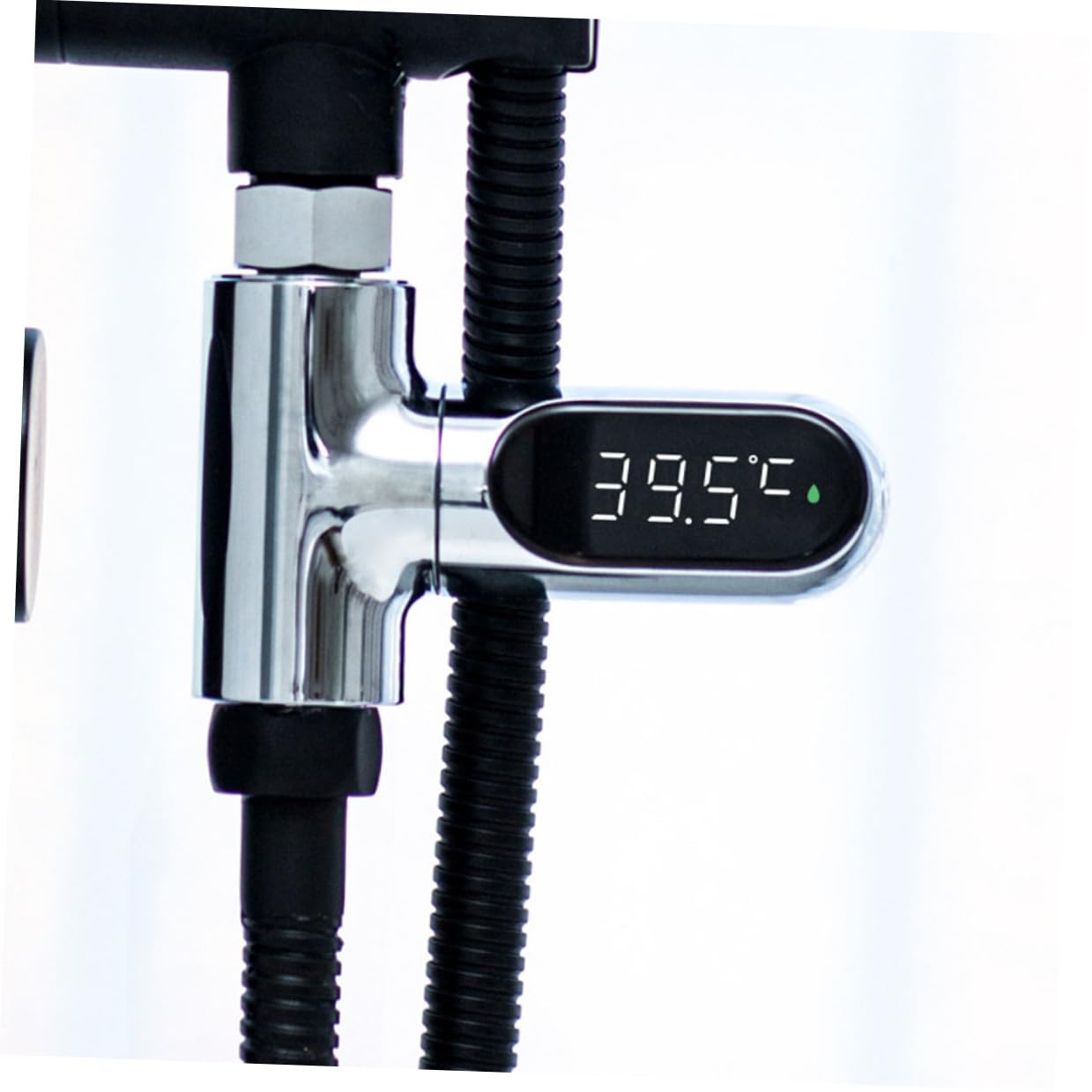 Termómetro de Ducha Resistente al Agua Pantalla Led, Sensor de Alta Precisión Material Abs y Pc, Medición de 5 a 85 °c para Niño para Baño Seguro