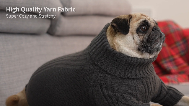 OUOBOB Maglione Per Cani, Caldo, Comodo, Spesso, Per Cani Di Taglia Grande,  Ragazze E Ragazzi, Maglione Natalizio Per Cani, Invernale, A Collo Alto,