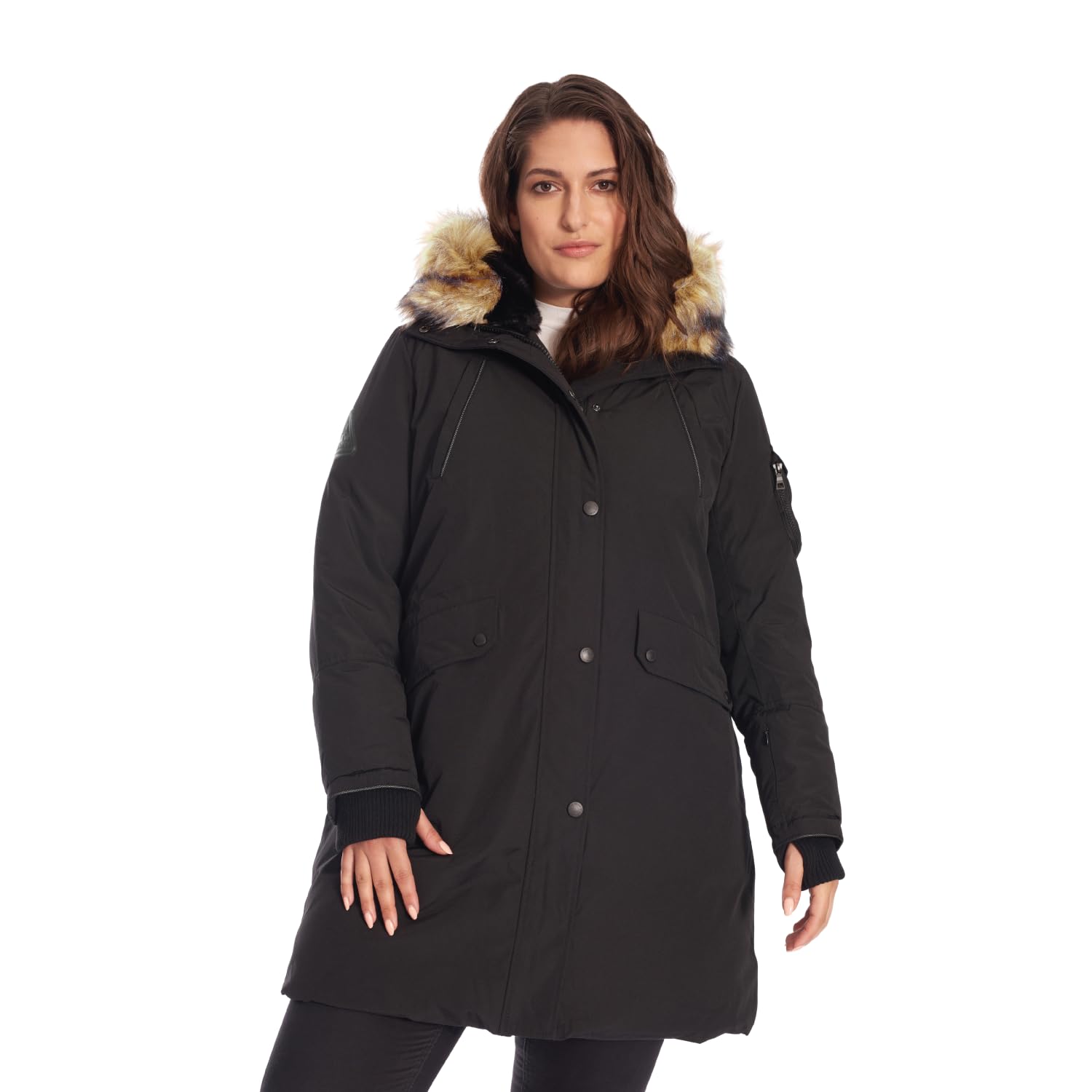 Alpine North Laurentian Women's Vegan Down Parka (Plus Size