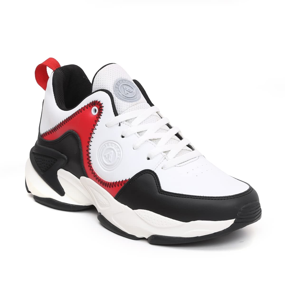 THNXBRO Mens Rebel Casual Running Stylish Shoes|| Shoes for Boys and Men (Red, Numeric_6) (B0C3J3QXDH) Amazon Price History, Amazon Price Tracker