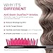 FHI Heat UNbrush Detangling Brush for Pain-Free Brushing on All Wet or Dry Hair Types — Durable DuoFlex Anti-Static Bristles, Lightweight Handle, Vented Hair Brush, Cherry Blossom