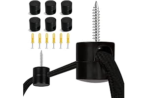 6 Pack Swag Ceiling Hooks: Stylish Lighting Accessory for Ambiance and Convenience