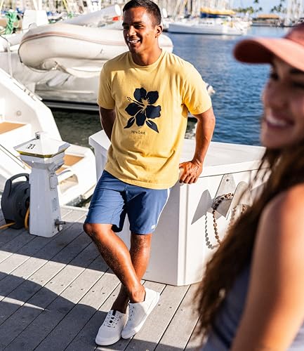 Image of OluKai Moku Pae Slip-On Men's Boat Shoes, Breathable Mesh Deck Shoes, Lightweight Water-Friendly Beach Sneakers for All-Day Comfort