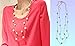 BeeSpring Women Ladies Multilayers Simulation-Pearls Long Chain Sweater Necklace L