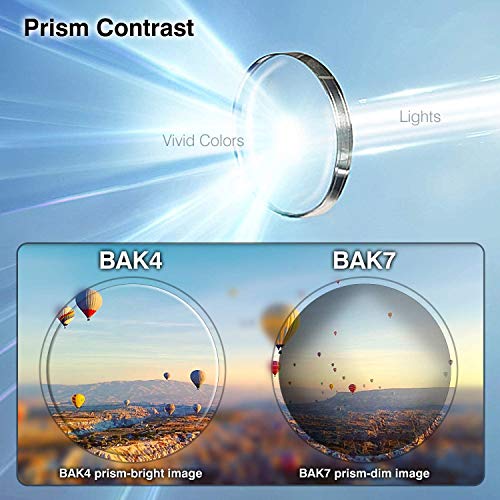 Monocular Telescope 12x50 High Power IPX7 Waterproof FMC BAK4 Prism with Tripod&Smartphone Adapter for Wildlife Bird Watching Hunting Camping Travelling Wildlife Secenery