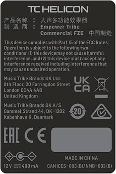 Amazon.co.jp: TC HELICON メガホン ディストーション VOICETONE X1