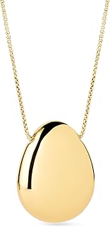 Ana Pebble Teardrop Pendant Necklace