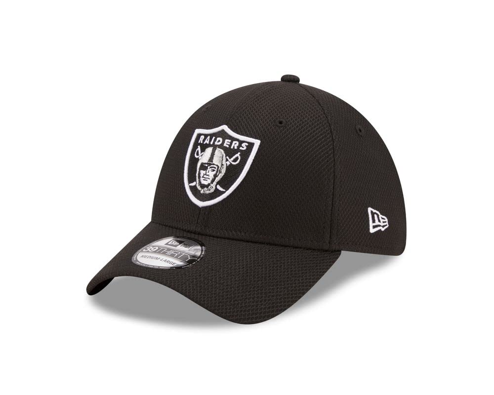New Era NFL LAS Vegas Raiders Diamond Era 39THIRTY Stretch Fit Cap Black