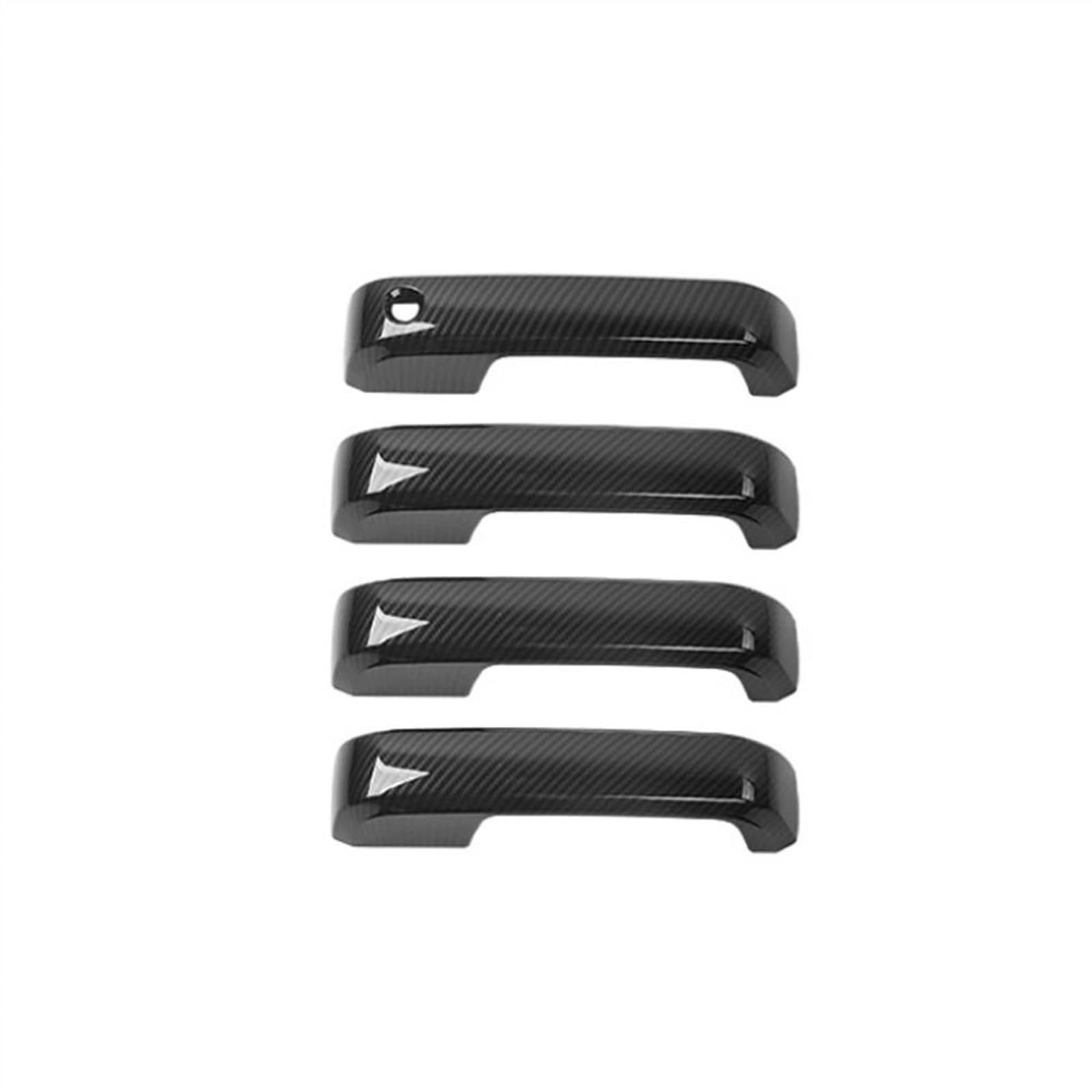 Kjhopy B Chrome Door Handle Cover Trim Molding Catch Overlay Garnish Cap Cup Protector For Ford F150 F-150 2015-2020 Exterior Door Handle(B)