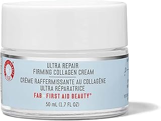 First Aid Beauty Ultra Repair Firming Collagen Cream - Day & Night Anti-Aging Face Moisturizer with Collagen, Peptides and...