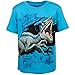Jurassic World Dinosaur Blue Toddler Boys Graphic T-Shirt French Terry Shorts Outfit Set Blue/Grey 4T
