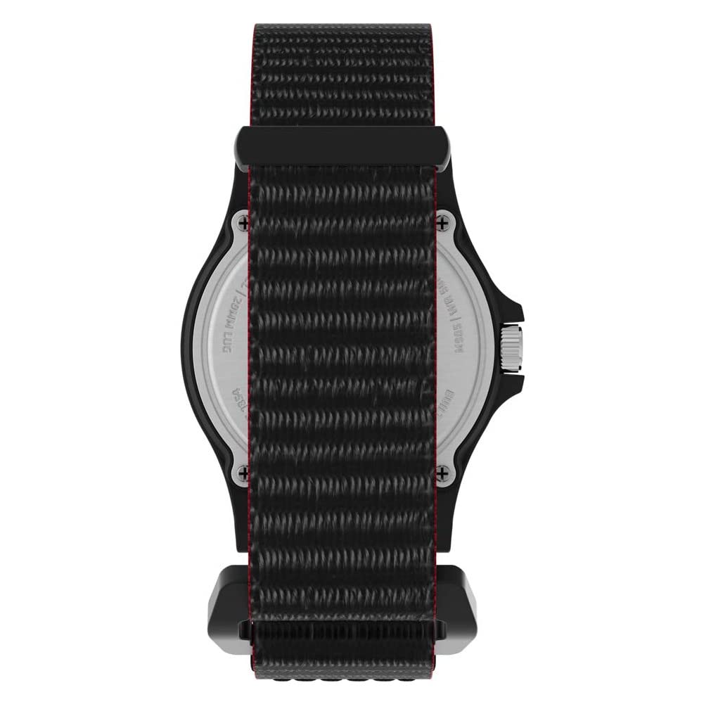 Timex UFC Montre Apex 40 mm pour Homme - Bracelet Noir - Cadran Noir - Boîtier Noir