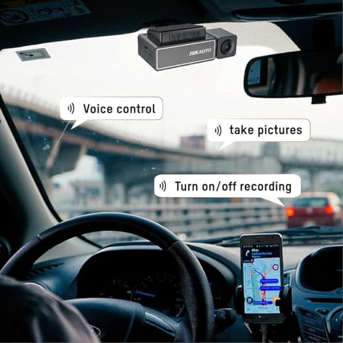 Image of HIKVISION 4K Dual Channel Dashcam for car | ADAS Alerts | Voice Control | Night Vision F1.75 Aperture | G-Sensor | 143 Wide Angle | Loop Recording | Built in WiFi | Supports 256GB | C8(2CH)