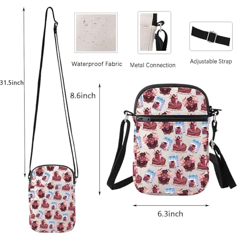 WUSUANED Minotaur Monster Crossbody Bag Greek Mythology Gift Myth Lover Shoulder Bag2